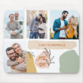 Tapis De Souris Vous Pouvez Positive Affirmation 4 Photo Collage (Devant)