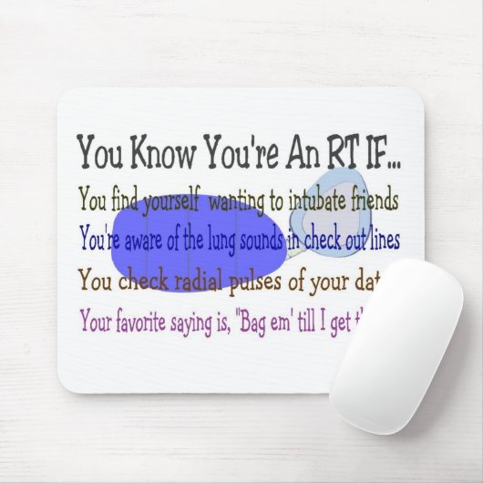 Tapis De Souris Vous SAVEZ que VOUS êtes UNE droite SI… (Avec souris)