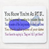 Tapis De Souris Vous SAVEZ que VOUS êtes UNE droite SI… (Devant)