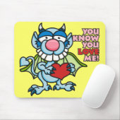 Tapis De Souris Vous savez que vous m'aimez Mousepad (Avec souris)