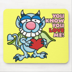 Tapis De Souris Vous savez que vous m'aimez Mousepad