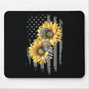 Tapis De Souris Vous Tournesol Drapeau Américain Prévention du Sui