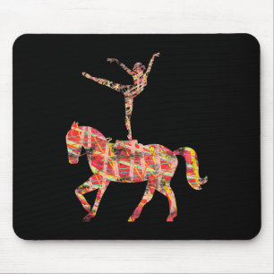 Tapis De Souris Voûte Equestre Cheval Girl Vaulting Horseback