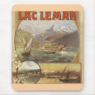 Tapis De Souris Voyage au Lac Léman