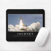 Tapis De Souris Voyage : Citation Inspirationnelle 2 (Avec souris)