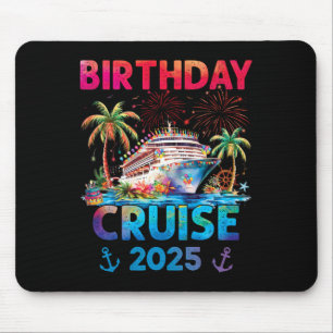 Tapis De Souris Voyage D'Anniversaire 2025 Uni-adultes Et K