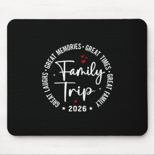 Tapis De Souris Voyage de Famille 2026 Groupe Correspondant