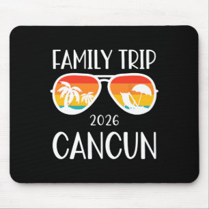 Tapis De Souris Voyage de famille à Cancun Mexique 2026 Week-end V