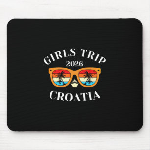 Tapis De Souris Voyage de filles 2026 Croatie Croisière Vacances