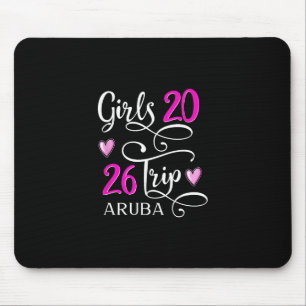 Tapis De Souris Voyage de filles 2026 Vacances Aruby Croisière en