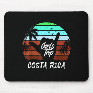 Tapis De Souris voyage de filles au Costa Rica, tenue coordonnée