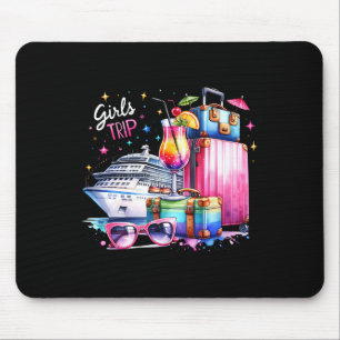 Tapis De Souris Voyage de filles Croisière Croisière Voyage Vacanc