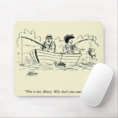 Tapis De Souris Voyage de pêche (Avec souris)