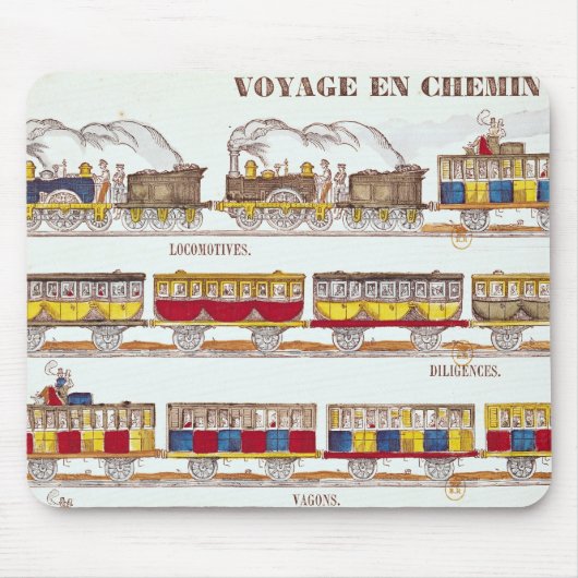 Tapis De Souris Voyage de rail en 1845 (Devant)