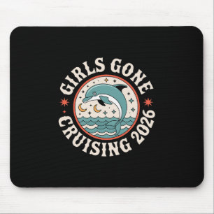 Tapis De Souris Voyage de vacances en croisière Dauphins Filles en