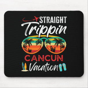 Tapis De Souris Voyage droit Cancun Mexique Couples Famille Vaca