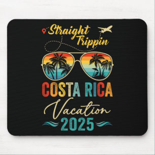 Tapis De Souris Voyage droit Costa Rica 2025 Famille Été Vac