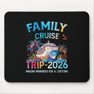 Tapis De Souris Voyage en croisière en famille 2026 C'est un vêtem