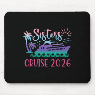 Tapis De Souris Voyage en croisière pour sœurs 2026 Voyage de vaca