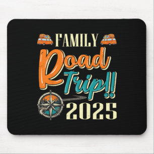 Tapis De Souris Voyage en famille à correspondance Camping 2025 