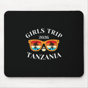 Tapis De Souris Voyage entre filles 2026 Tanzanie Vacances de prin