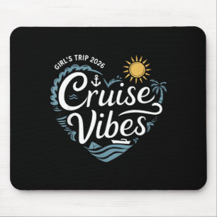 Tapis De Souris Voyage Filles 2026 Croisière Ambiance Hawaï Été