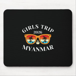 Tapis De Souris Voyage Filles 2026 Myanmar Spring Break 2026 Crois