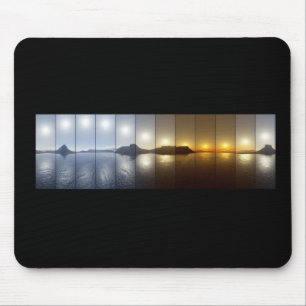 Tapis De Souris Voyage stupéfiant de Sun