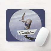 Tapis De Souris Voyage Vintage Excelsior Hôtel Zurich Suisse (Avec souris)