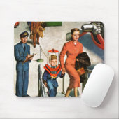 Tapis De Souris Voyageur de l'espace (Avec souris)