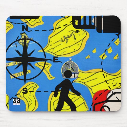 Tapis De Souris Voyageur mondial (Devant)