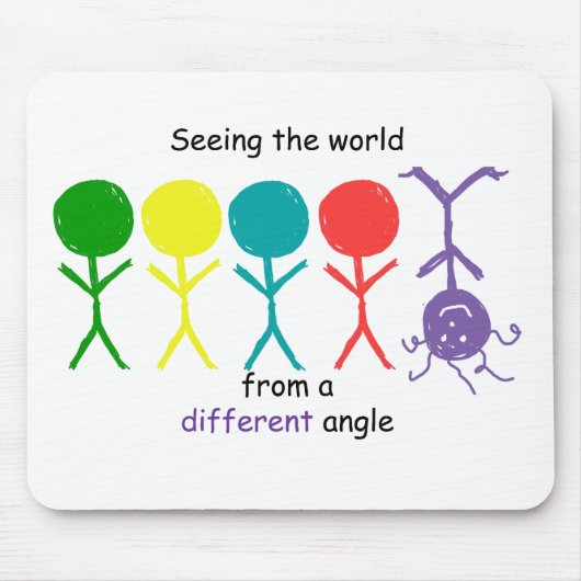 Tapis De Souris Voyant le monde - MousePad (Devant)
