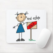 Tapis De Souris Vrai agent immobilier (Avec souris)