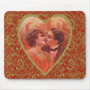 Tapis De Souris Vrai Amour Cartes de Saint-Valentin Vintages, Cade