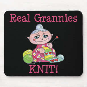 Tapis De Souris Vrai KNIT de mamies !