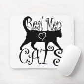 Tapis De Souris Vrais chats d'amour d'hommes dans la conception (Avec souris)