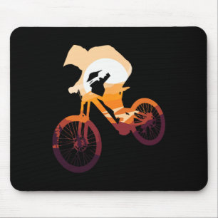 Tapis De Souris VTT Descente Sports Extrêmes Cyclisme Mt