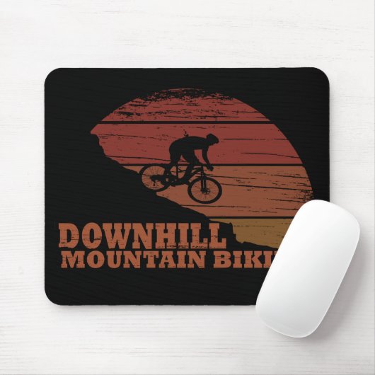 Tapis De Souris VTT Downhill (Avec souris)