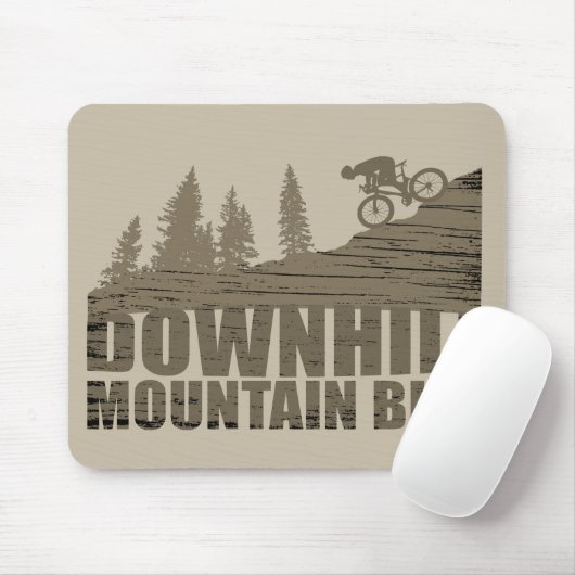 Tapis De Souris VTT Downhill (Avec souris)