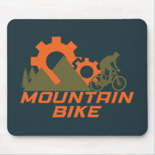 Tapis De Souris VTT moderne de descente de vélo de montagne
