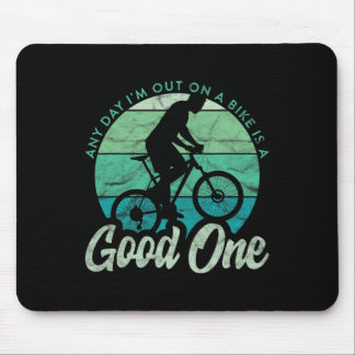 Tapis De Souris Vtt Mtb N'importe Quel Jour Où Je Suis À Vélo Est