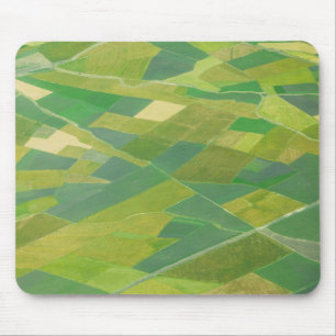 Tapis De Souris Vue aérienne de terres agricoles en Éthiopie