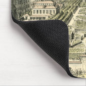 Tapis De Souris Vue aérienne du jardin formel par Eric Dahlbergh (Coin)
