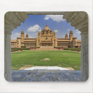 Tapis De Souris Vue arrière de l'hôtel Umaid Bhawan Palace, Jodjpu