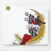 Tapis De Souris Vue cosmique : Elfe sur la lune aventure (Devant)