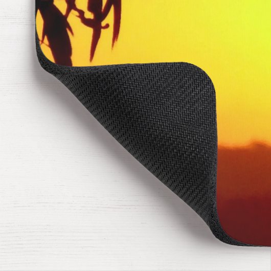 Tapis De Souris Vue coucher de soleil Mousepad (Coin)