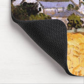 Tapis De Souris Vue d'Auvers avec l'église par Vincent van Gogh (Coin)