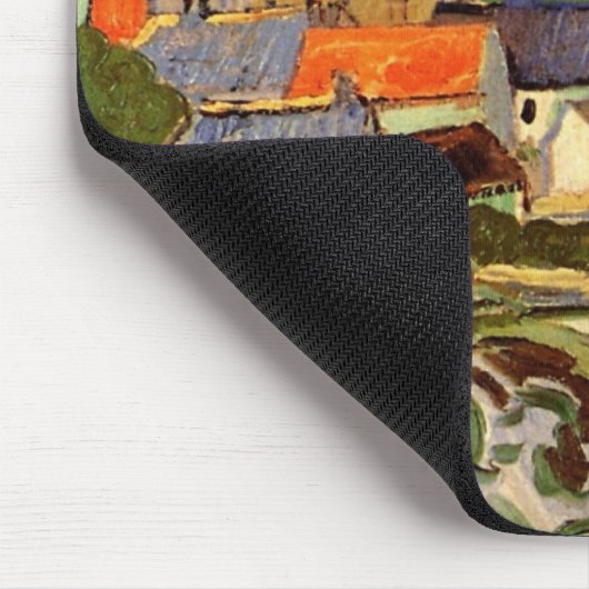 Tapis De Souris Vue d'Auvers par Vincent van Gogh (Coin)