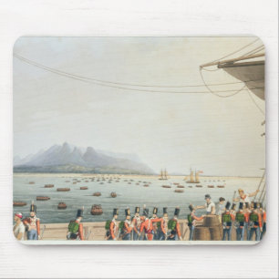 Tapis De Souris Vue de la plate-forme du transport de château