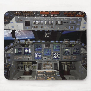 Tapis De Souris Vue de la Terre en orbite depuis le cockpit de la